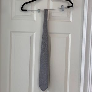 Thomas Pink Men's Designer Silk Neck Tie Black and White Geometric Pattern